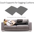 thumbnail image 6 of Couch Cushion Supports for Sagging Seat 22'' x 22'' High Density 40D Curved Foam Sofa Cushion Support Under The Saggy Pads Firmer Foam Lifters for Saggy Couch (Grey (Set of 2), 22 Inch * 22 Inch), 6 of 12