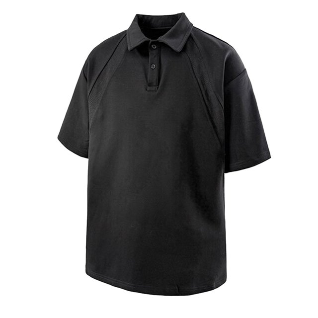 Camisa de manga corta con cremallera Carnival para hombre: diseño con solapa, tejido de calidad, fácil de combinar con pantalones, adecuada para eventos en directo.