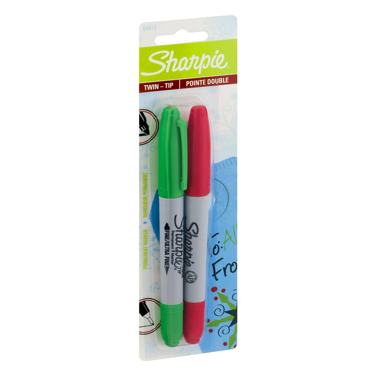 Sharpie® Twin-Tip Fine Point and Ultra Fine Point Permanent Markers