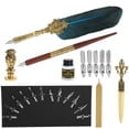thumbnail image 3 of Vintage Pen Set Calligraphy Writing Drawing Quill Kit Craft Collection for Art Enthusiasts, 3 of 7