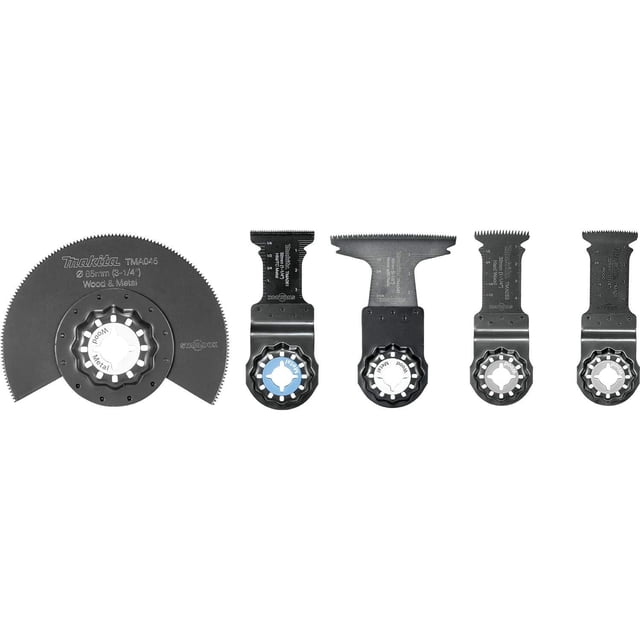 Juego de cuchillas oscilantes Makita B-67197 Starlock® de 5 piezas
