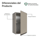 thumbnail image 3 of Alacena Gabinete Superior Cocina Madesa Nice 40cm Crema 1, 3 of 5