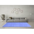 thumbnail image 3 of Ahgly Company Machine Washable Indoor Rectangle Oriental Blue Modern Area Rugs, 5' x 8', 3 of 4