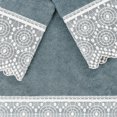 thumbnail image 2 of Linum Home Textiles 100% Turkish Cotton Arian 3PC Cream Lace Embellished Towel Set, 2 of 8