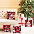 thumbnail image 1 of Jusqu'à 65 % de Réduction sur Housse de Coussin de Noël SMihono, Forme Flocon de Neige, Forme Père Noël Élan, Rouge Classique de Noël, 1 of 6