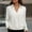 White, variant on Polo Shirts for Women Womens Button Down Shirts Dress Shirts Long Sleeve Cotton Work Shirt Wrinkle Regular Fit Blouse Top Business Work Blouses 2025 Trendy Tunic Top Grey Xxl