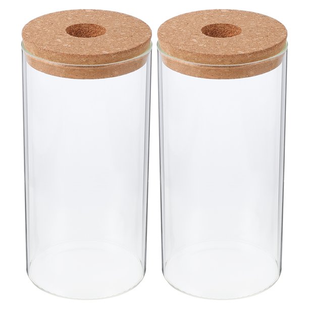 2pcs vidrio terrario contenedor vidrio planta botella bricolaje micro paisaje botella musgo planta botella