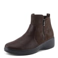 thumbnail image 2 of Flexus Women's YANCEY Wedge Booties with Embossed Pattern, Dual Zippers, and Comfortable Fit, 2 of 9