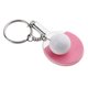 thumbnail image 5 of Tenis de murciélago Perfecl Llavero de metal plateado rosado, 5 of 7