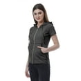 thumbnail image 2 of Moomaya Womens Zip Up Hoodie Short Sleeves Top Pockets Casual Hoodies, 2 of 6