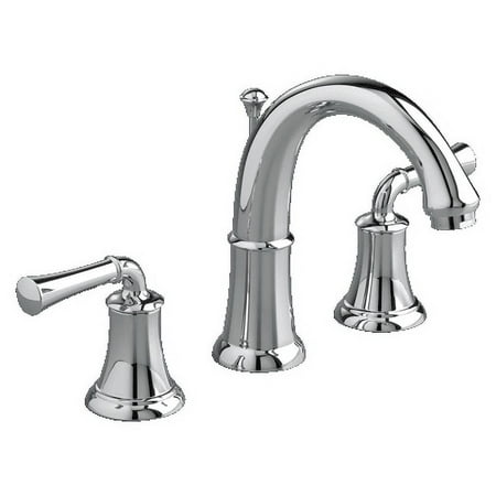American Standard Portsmouth 8 in. Widespread 2-Handle Mid-Arc Bathroom Faucet with Metal Lever Handles in Polished Chrome