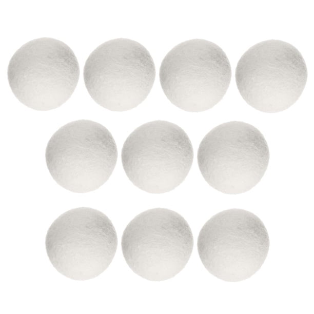 Wdftyju 10 Uds. Lavadora de bolas de secadora de vapor reutilizable que libera arrugas de fieltro de lana Wdftyju 2du2rv6yq8fp8sx2