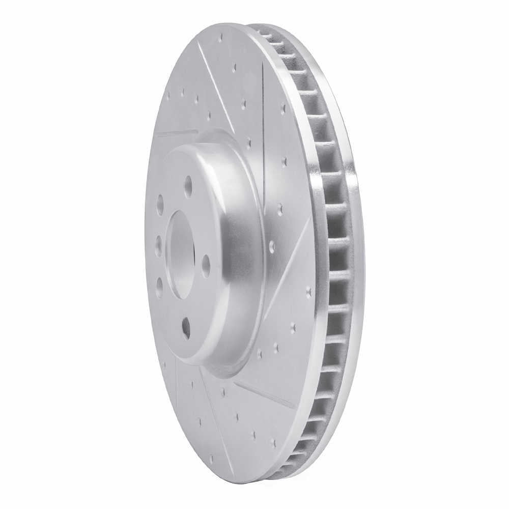 Dynamic Friction Company 631-31133D DFC Brake Rotor - Drilled And Slotted - Silver