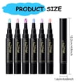 thumbnail image 4 of 6 Colors Water Based Gel Nail Pen Set, Pastel Pearl Shimmer Quick Dry Peel off Nail Polish Pens, Air Dry No UV Lamp Required, Portable Gloss Glitter DIY Manicure Nail Art Pens, 4 of 6