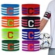 thumbnail image 2 of Brazalete de fútbol profesional de nailon ajustable para fútbol, brazalete de líder para partidos de fútbol, brazalete de capitán, 2 of 5