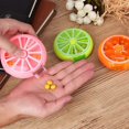 thumbnail image 3 of Creative Portable Mini 7 Day Weekly Circular Shape Rotary Cute Fruit Style Pill Storage Case BoxMulticolor -Qin, 3 of 5