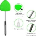 thumbnail image 3 of Windshield Cleaning Tool, Car Window Cleaner Windshield Cleaner with 4 Reusable and Washable Microfiber Pads and Extendable Handle Auto Inside Glass Wiper Kit (Green), 3 of 13