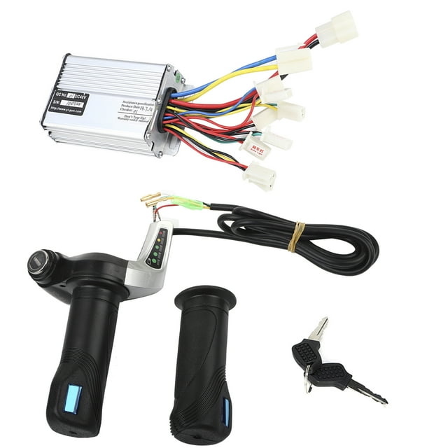 Controlador de caja de velocidad cepillada de Motor de bicicleta eléctrica de 48V 1000W con accesorio de agarre oscilante del acelerador