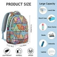thumbnail image 6 of Boho Chic Campus Backpack with Macrame Details - 17" Laptop Sleeve & Anti-Theft Pockets | University Daypack, 6 of 6