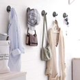 thumbnail image 5 of Gancho adhesivo, gancho de pared de acero inoxidable para baño, 6 piezas, ganchos para toallas autoadhesivos sin taladrar para cocina, sala de estar y oficina, antioxidante, 5 of 5