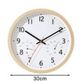thumbnail image 2 of For Home For Office Analog Wall Clock Non-Ticking Wall Clock Busy Environments 12in Battery Operated Quartz Clock, 2 of 9