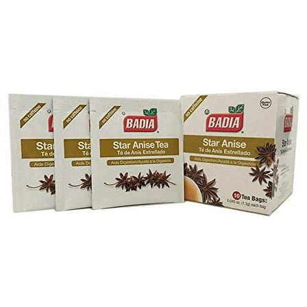 6 Boxes Star Anise Tea Digestive Heartburn Aid/ Anis Estrellado Te Digestivo