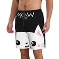 thumbnail image 2 of Fotbe Cat Meow Trajes de Baño Estampados para Hombre, Shorts de Verano de Secado Rápido, Ropa de Playa, Bañadores-3X-Large, 2 of 6