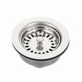 thumbnail image 2 of Stainless Steel Kitchen Sink Drain Strainer Assembly, 2 of 3