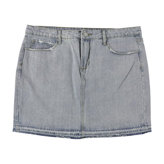 Articles of Society Womens Stacy Denim Skirt, Blue, 30