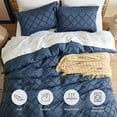 Bedsure King Duvet Cover Set, Boho Bedding Set for All Seasons, 3