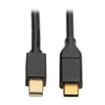 thumbnail image 2 of Tripp Lite USB 3.1 Gen 1 USB-C to Mini DisplayPort 4K Adapter Cable (M/M), Thunderbolt 3 Compatible, 4K @60Hz, 6 ft., 2 of 6