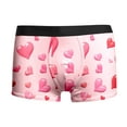 thumbnail image 3 of YAYUBA Mens Underwear Novelty and Funny Design Boxer Shorts Mens Valentines Day Printed Underwear Style Red Special Heart Rose Shorts Mid Waist Valentines Day Gifts, 3 of 3