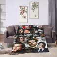 thumbnail image 4 of Blanket Henry Cavill Soft and Comfortable Wool Fleece Throw Blankets Gift for Home Decoration Sofa Office car Camping Yoga Travel Home Decoration Cozy Plush Beach, 4 of 6