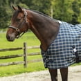 thumbnail image 3 of Dura-Tech Ripstop Poly Plaid Horse Stable Sheet | Black/Tan Plaid | Size 76, 3 of 6