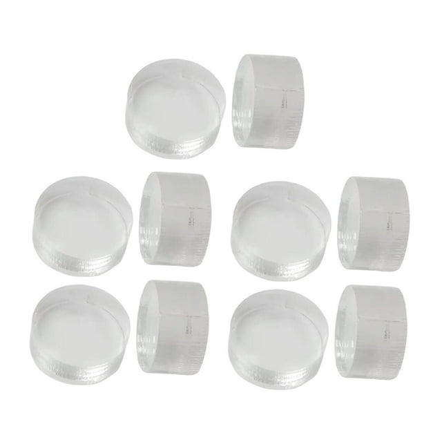 jinwen 10 Pcs Pointes de Queue de Billard Transparentes, Accessoires de Billard, Accessoires de Canne de Piscine, Remplacement Intérieur Adulte