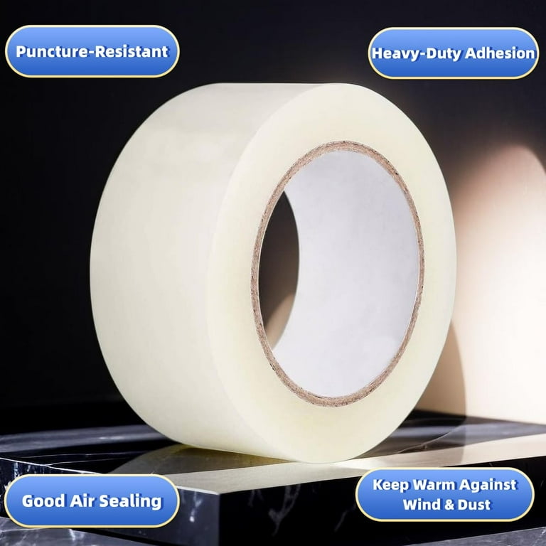 Window Weather Sealing Tape 2-Inch X 27 Yards, Window Isolation Tape