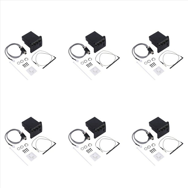 6X 2 Bandas Pickup Eq Aeq-2T Ecualizador Juego de Tornillos de Lavadora de Guitarra Acústica para Guitarra