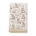 thumbnail image 2 of SHENGXINY Easter Kitchen Towels,Cute Bunny Super Absorbent Dish Towel Ultra Soft Tea Towel Hand Towels,Spring Kitchen Bathroom Decorations Multicolor 24x16in, 2 of 6
