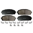 thumbnail image 3 of Detroit Axle - Front Ceramic Brake Pads Replacement for 2014 2015 Jeep Cherokee [for Vehicles with CODE BRG & 320mm Rear Rotors], 3 of 7