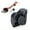 Black Shell, variant on FARBIN 12V 150dB Automotive Air Horn for Cars Trucks Harley Davidson Motorcycle, Silver