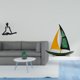 thumbnail image 2 of Figura de escritorio,Escultura abstracta de pensador para decoración de oficina y hogar.,Figura de velero,Escultura de velero de hierro para decoración de oficina y hogar,Estatua de barco de, 2 of 8