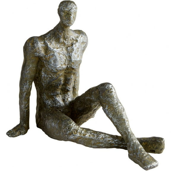 Cyan Design Andreas Sculpture Andreas 6.75" High Iron Statue - Rustic