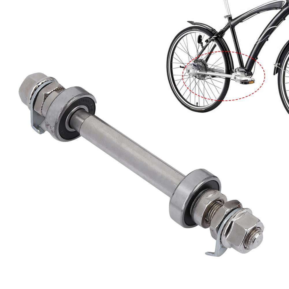 Bike Bicycle Bearing Wheel Hub Axle Metal Front/Rear Solid Shaft Repair Tool Kit 