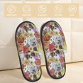 thumbnail image 2 of Fotbe Cute Dogs Puppy Pantuflas Peludas para Mujer con Estampado, Zapatillas de Peluche, Zapatos de Invierno para Casa, Uso Interior y Exterior-Medium, 2 of 8