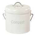 thumbnail image 1 of Wosthever 3L Garden Compost Bin Countertop Indoor with Easy  Clean Pail Compost Lid Jardín y Patio blanco lechoso, 1 of 1