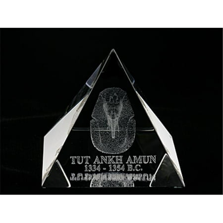 - Asfour Crystal 1051-65-03 2.55 L x 2.4 H x 2.55 W in. Crystal Laser-Engraved King Tut Ancient Egypt Laser-Cut