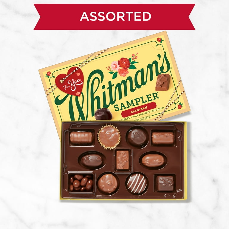 WHITMAN S SAMPLER Valentine s Day Assorted Milk Dark Chocolate