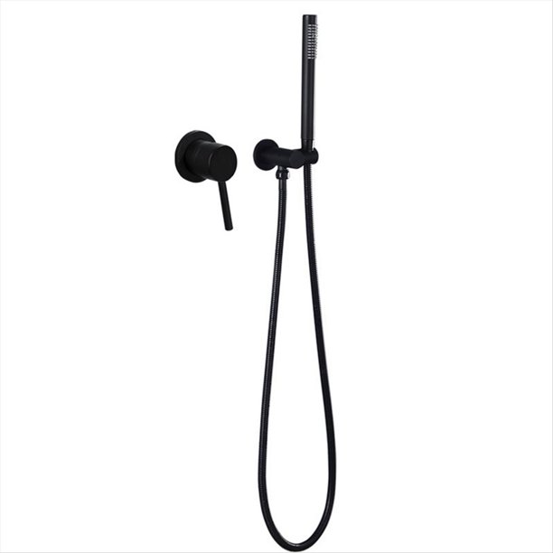Juego de Ducha de Pared con Cabezal de Ducha de Agua Fría y Caliente Juego de Ducha Negro
