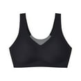 thumbnail image 2 of Aboser Wireless Bras for Women Full Coverage Pullover Bra Push Up Padded Bralettes Comfort No Underwire Tank Bra Large Bust Support Yoga Top, 2 of 5