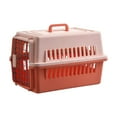 thumbnail image 2 of Perrera de viaje portátil para perros perfecl Caja de transporte Naranja, 2 of 8